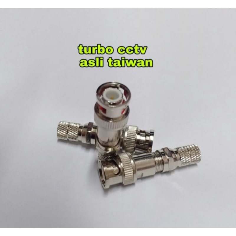 KONEKTOR BNC DRAT COCOK BUAT KABEL UKURAN RG 59 DAN RG 6 GAK LONGGAR