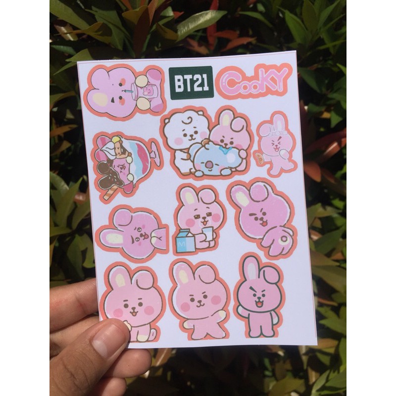 

MAKNAE BT21 Glossy stiker