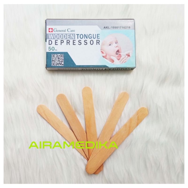 Tong Spatel Lidah Kayu / Tongue Spatel Kayu / Wooden Tongue Depressor