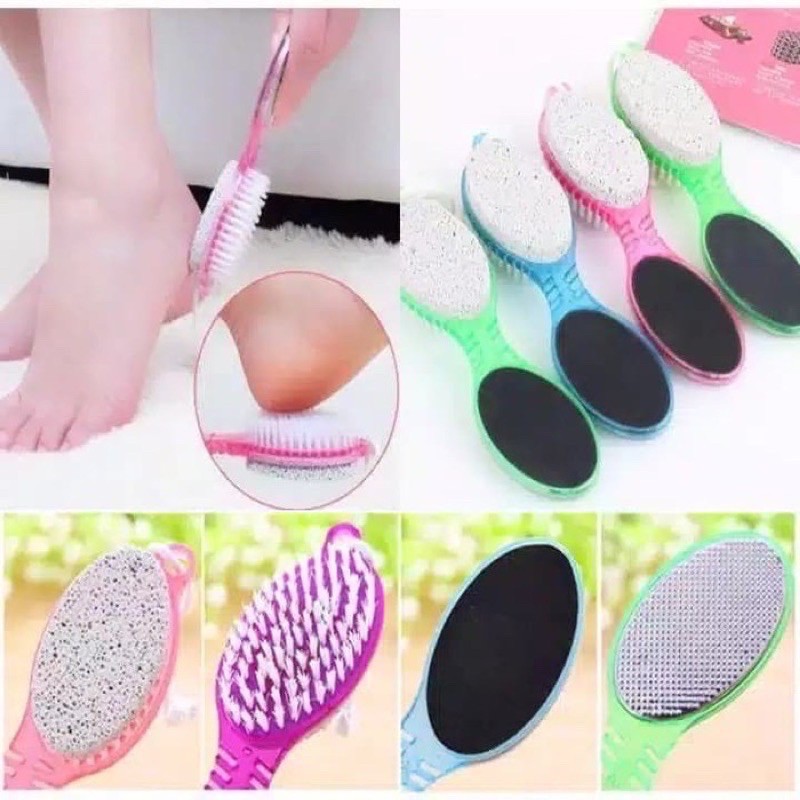 Sikat Kaki &amp; Batu apung/ Alat pembersih kaki 4 in 1/ Foot Brush