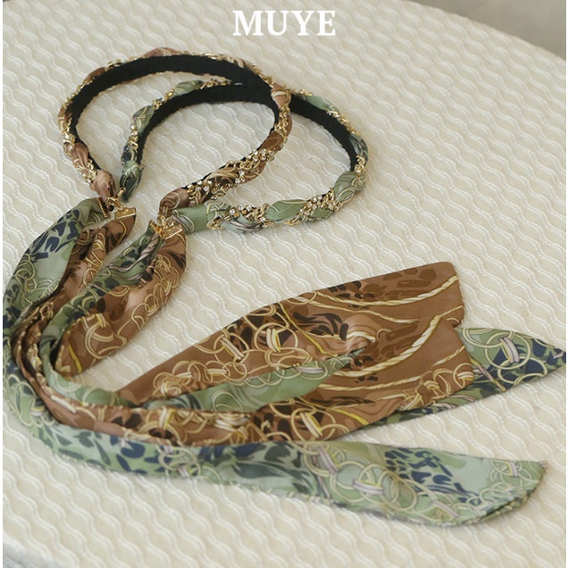 Korean Headband Bando Bandana Korea Wanita Ikat Kepang Mutiara Joost