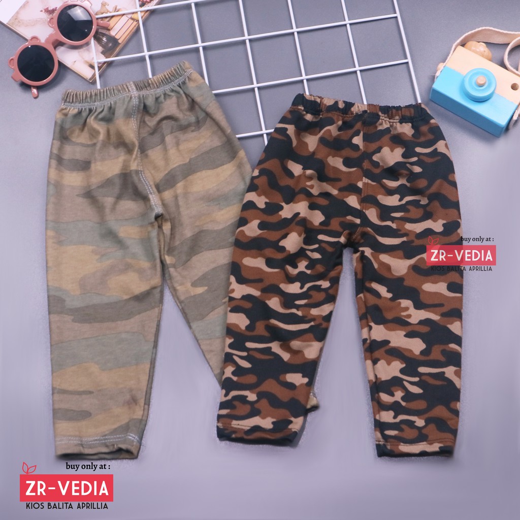 ARMY Pants uk 2-3 Tahun / Legging Panjang ABRI Anak Laki Perempuan Bawahan Celana Leging Adem Murah