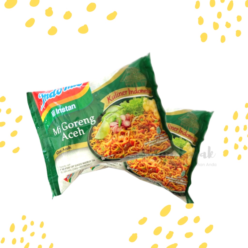 Indomie Aceh Mie Goreng 1pcs - Indomi Mie Instan