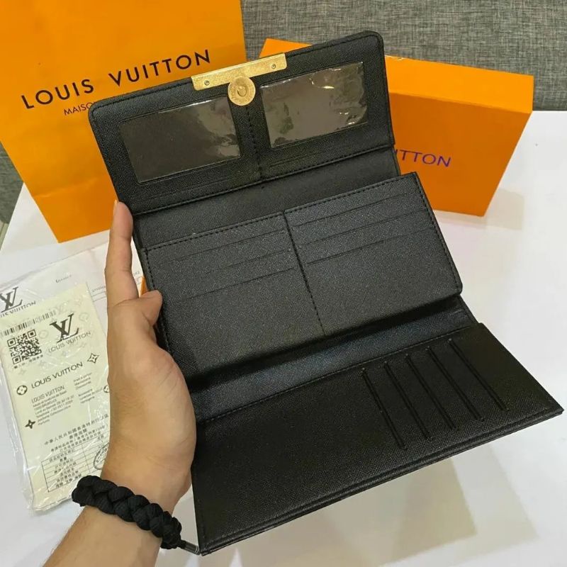 Dompet Panjang Wanita Elvi Tutup Lipat Free Box+Paperbag Fullset