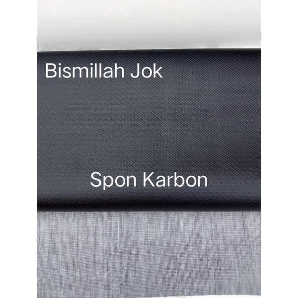 JokMotorKarbon/JokMotorBebek/KulitJokMotorHitamPolos/SarungMotorHitam/BismillahJok