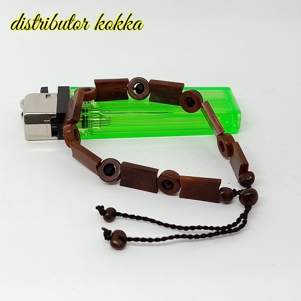 ( SUPER MURAH ) Gelang Kokka kaukah kaokah fukakah koka plat pita coklat