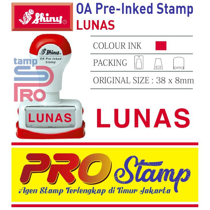 

Stempel OA Pre-Inked / LUNAS