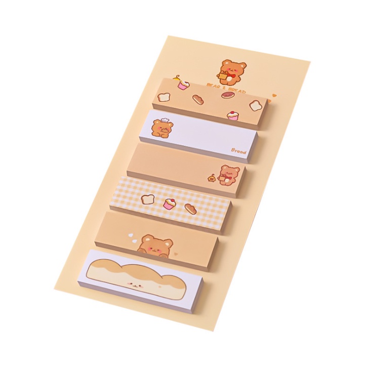 

J2 - Sticky notes 6 baris karakter lucu office cute note