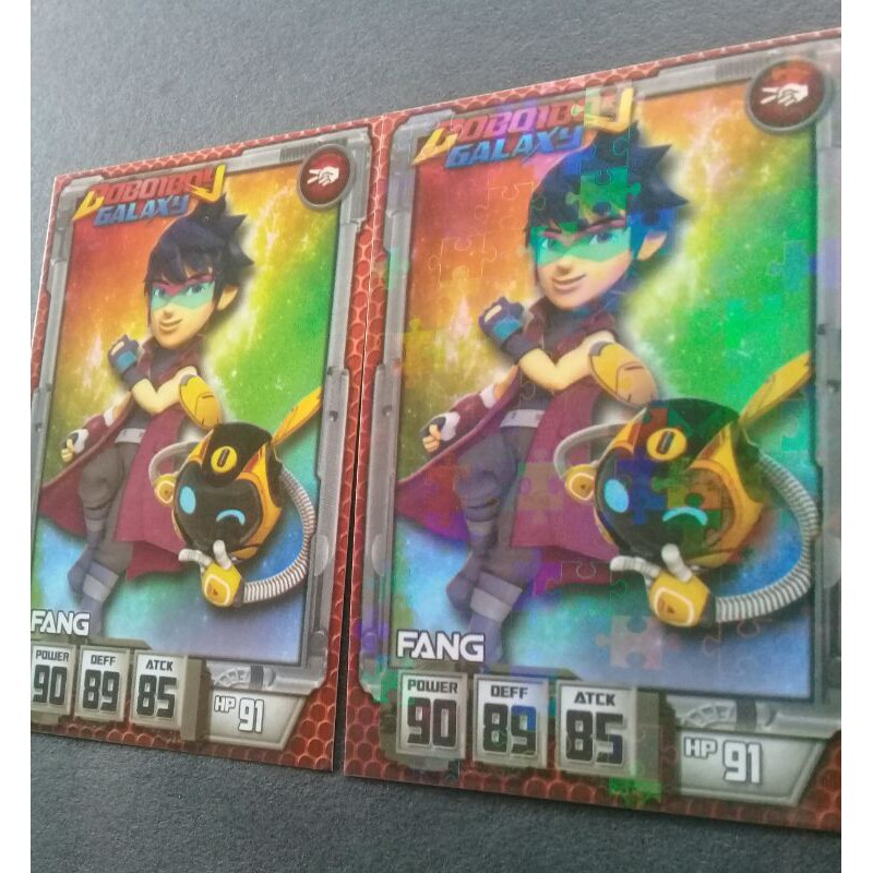 Kartu Boboiboy Galaxy Seri DG Langka FANG (Hologram / Non Hologram)