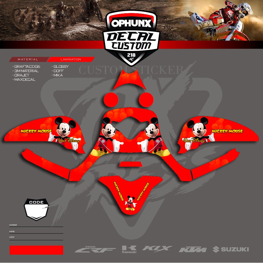 Sticker DECAL SCOOPY Stiker Honda Scoopy New (17)