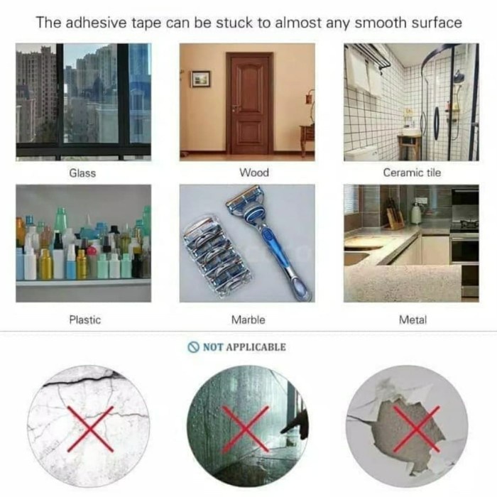 

Hadir Double Tape Nano Magic Sangat Rekat 3Cm X 2M Berkualitas