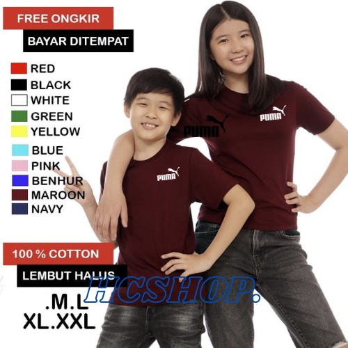 Baju Anak Kaos Anak Ideal Usia 2-16th Unisex Cowok Cewek Kaos Oblong Anak Pakaian Anak