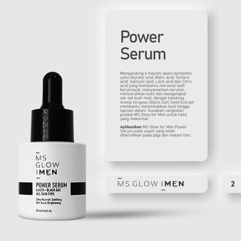 ヤ SERUM MEN POWER SERUM PAKET MEN M*S GLOW ⇹