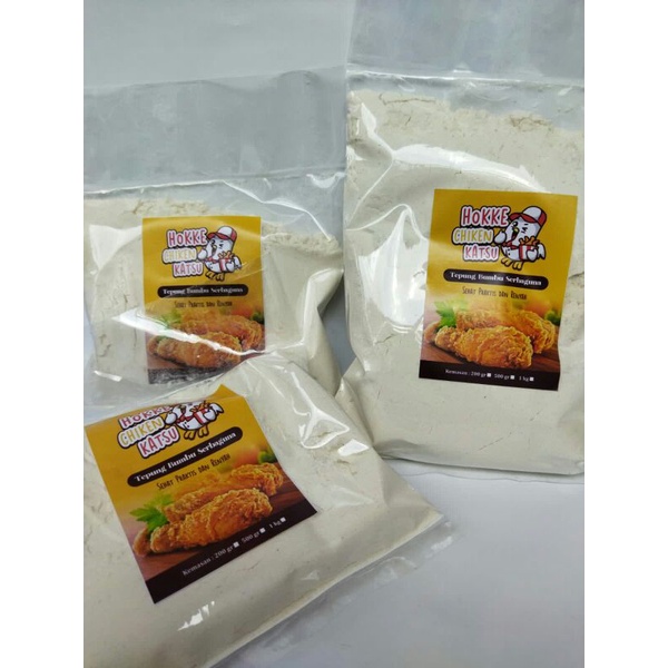 

hokke tepung kfc//tepung bumbu serbaguna//homemade//1 kg,1/2 kg,200 gram