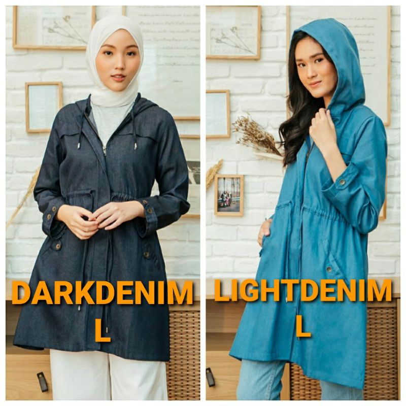 YURI LONG PARKA by geulis.id size L