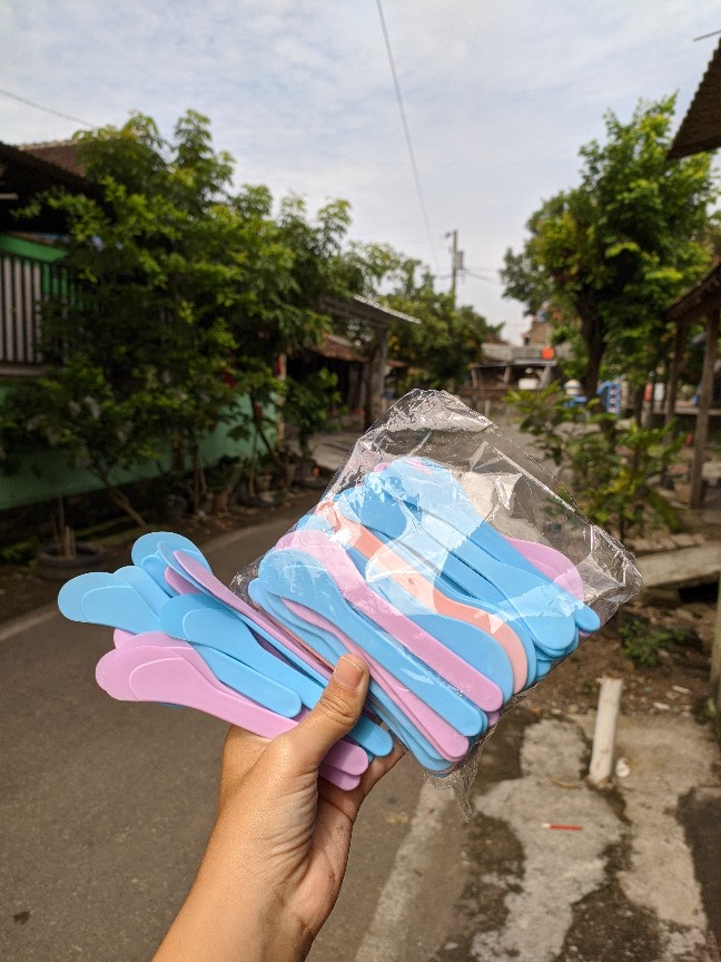 Spatula Masker Pastel Tebal