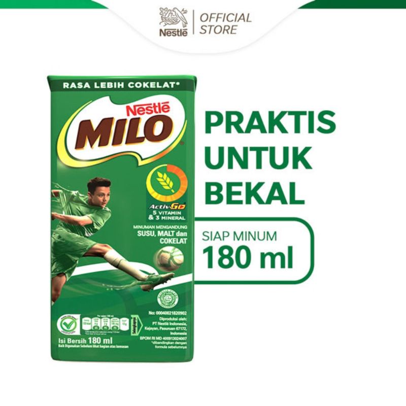 

MILO ACTIV-GO UHT Susu Coklat 180ml