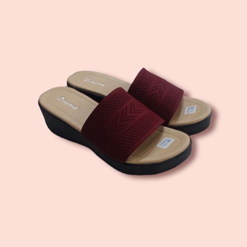 Sandal slop rajut cewek