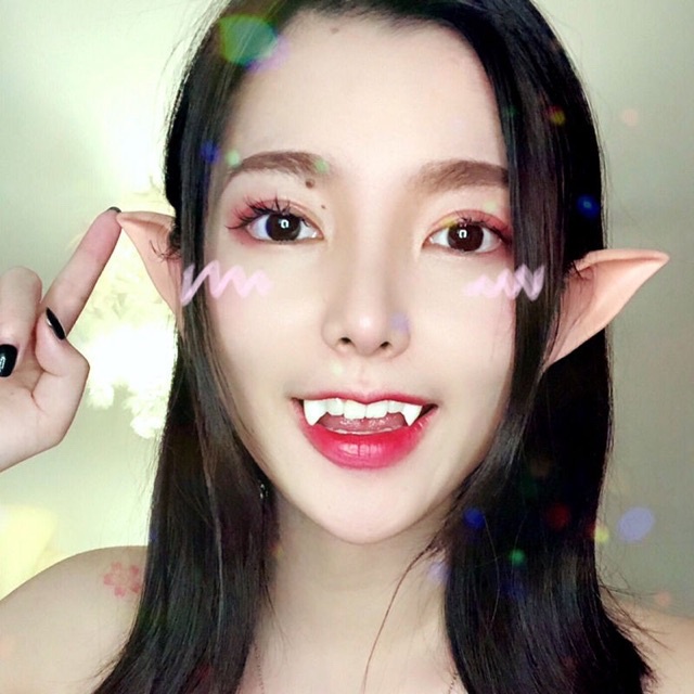 gigi taring palsu fake teeth mainan vampire dracula cosplay zombie serigala