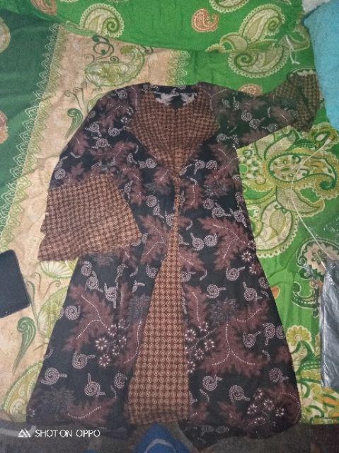 Couple Batik Keluarga Gamis Lonceng Model Jaz Gamis Jazzy Couple Gamis Batik Kerah Jaz Grosir Murah