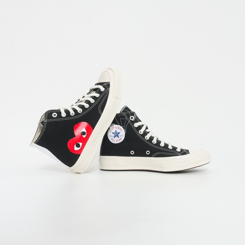black high top converse cdg