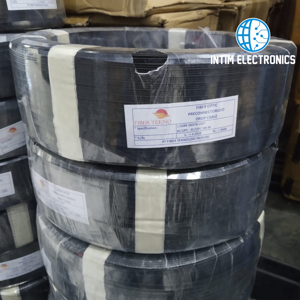 Fiber Tekno Precon Fiber Optic Cable 1 Core 3 Seling 300M
