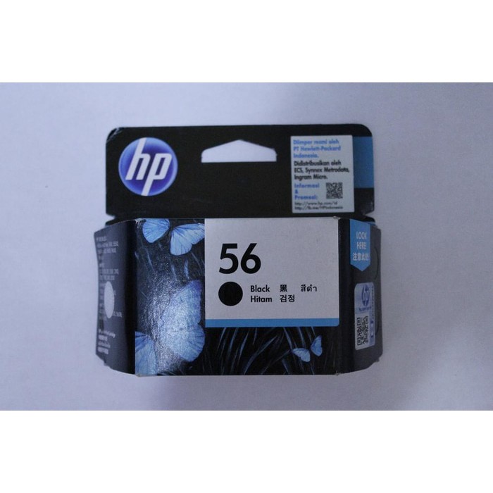 Tinta cartridge hp 56 black original sisa stock