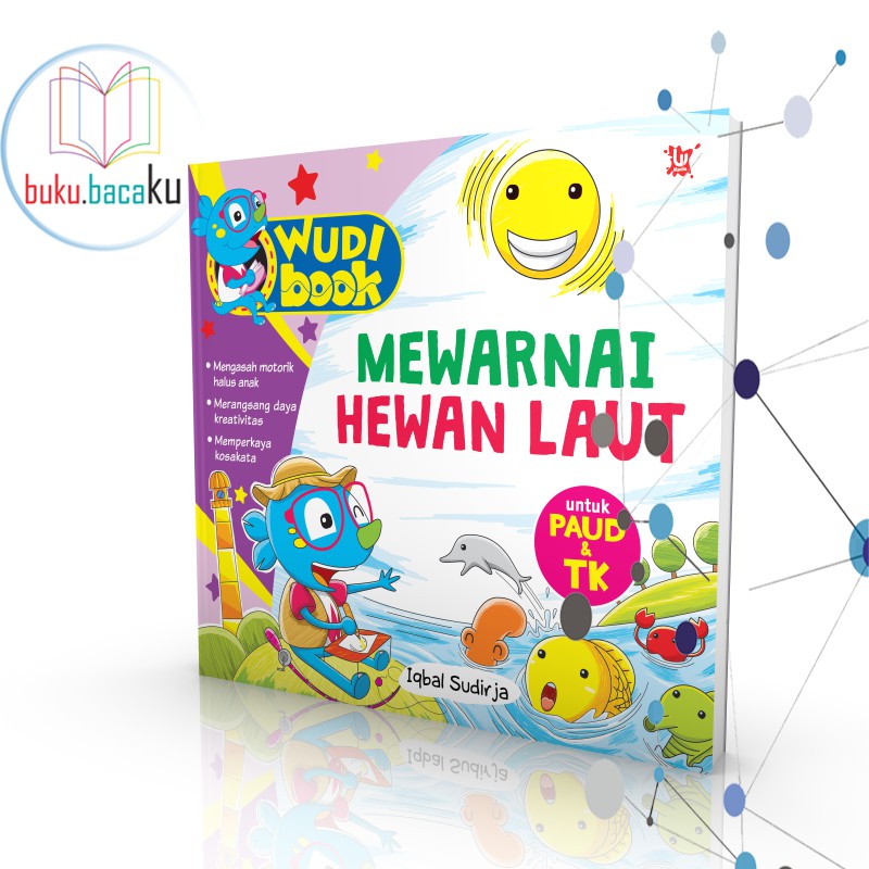 Wudi Book Mewarnai Hewan Laut Shopee Indonesia