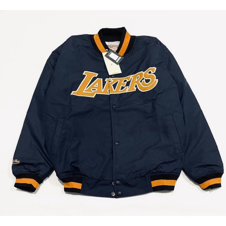 Jaket Varsity Lakers Navy Bordir Premium