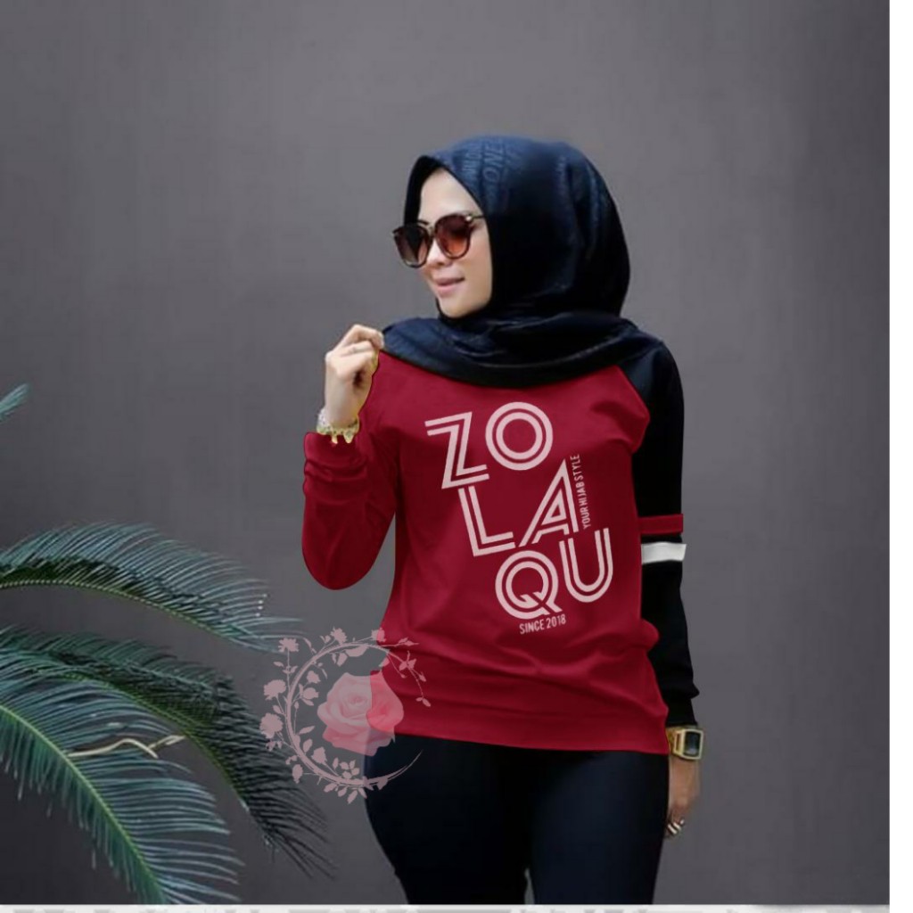 GH - TOP BLUS ZLQ WANITA / BLUS WANITA TERBARU / ATASAN WANITA DEWASA / BAJU WANITA LENGAN PANJANG