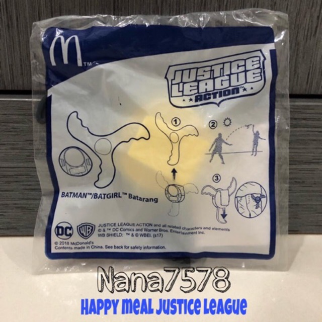 Mainan happy meal justice league action