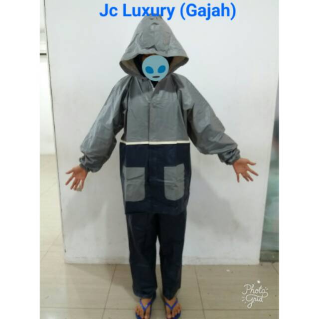 JAS HUJAN JAKET CELANA LUXURY MERK GAJAH