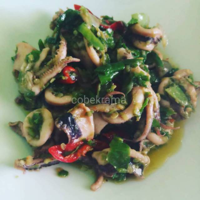 

Sambal Baby Cumi Cabe Ijo 250 gram