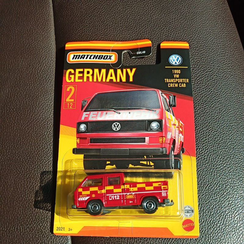 1990 VW Transporter Crew Cab Matchbox Germany