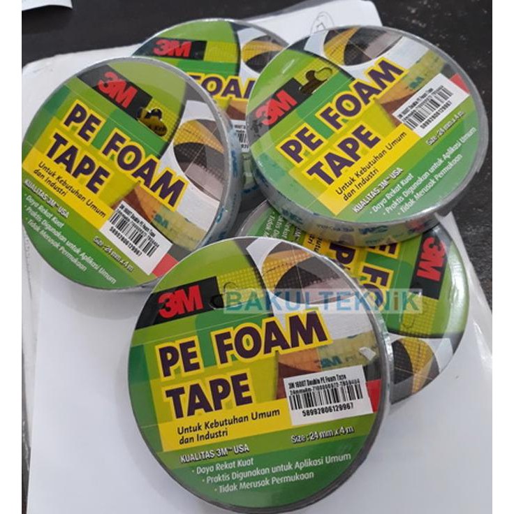 

Silahkan Order] Double Tape Selotip Isolasi Bolak Balik 3M Putih 24Mm X 4M