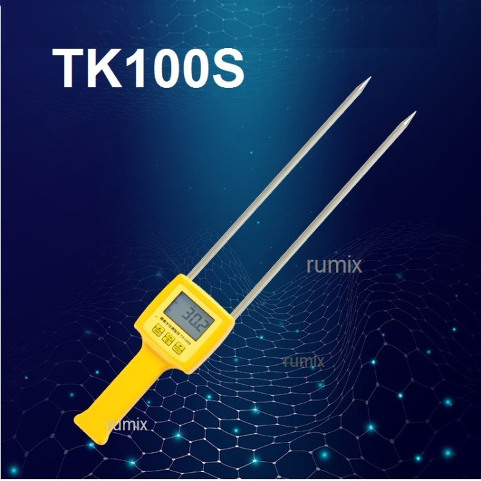 TK100S Grain Moisture Meter Pengukur Kadar Air Biji/Bubuk Kelembaban