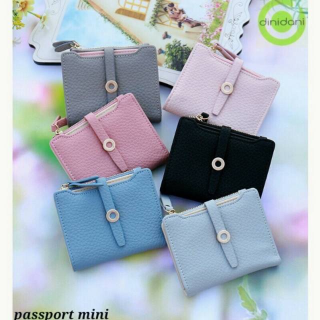 Dompet Wanita Lipat Fashion Murah / DOMPET WANITA passport size mini