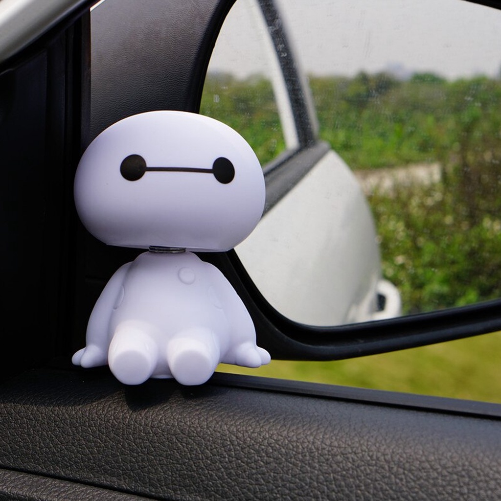 Boneka Dashboard Mobil Bymax lucu/Baymax Ornament Pajangan Mobil