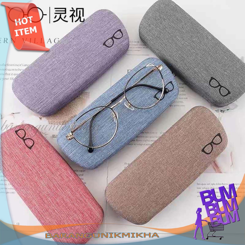 Tempat Kacamata Hardcase Cepuk Magnet SoftColoR