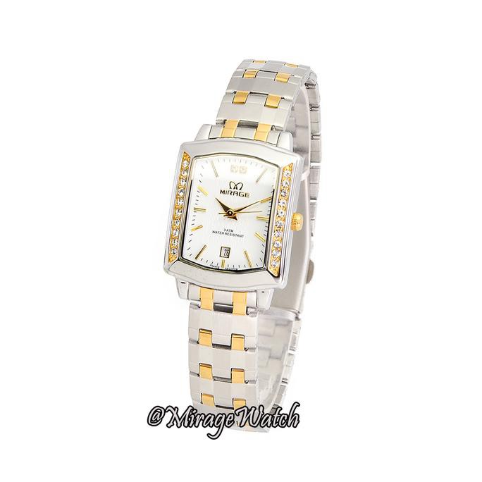 KUALITAS TERBAIK MIRAGE JAM TANGAN FASHION 7442L PP KOMBINASI TERLARIS
