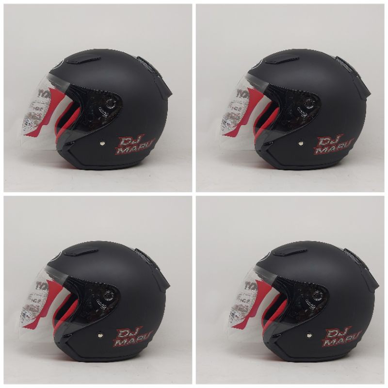 Helm Kyt Dj Maru Hitam Dop