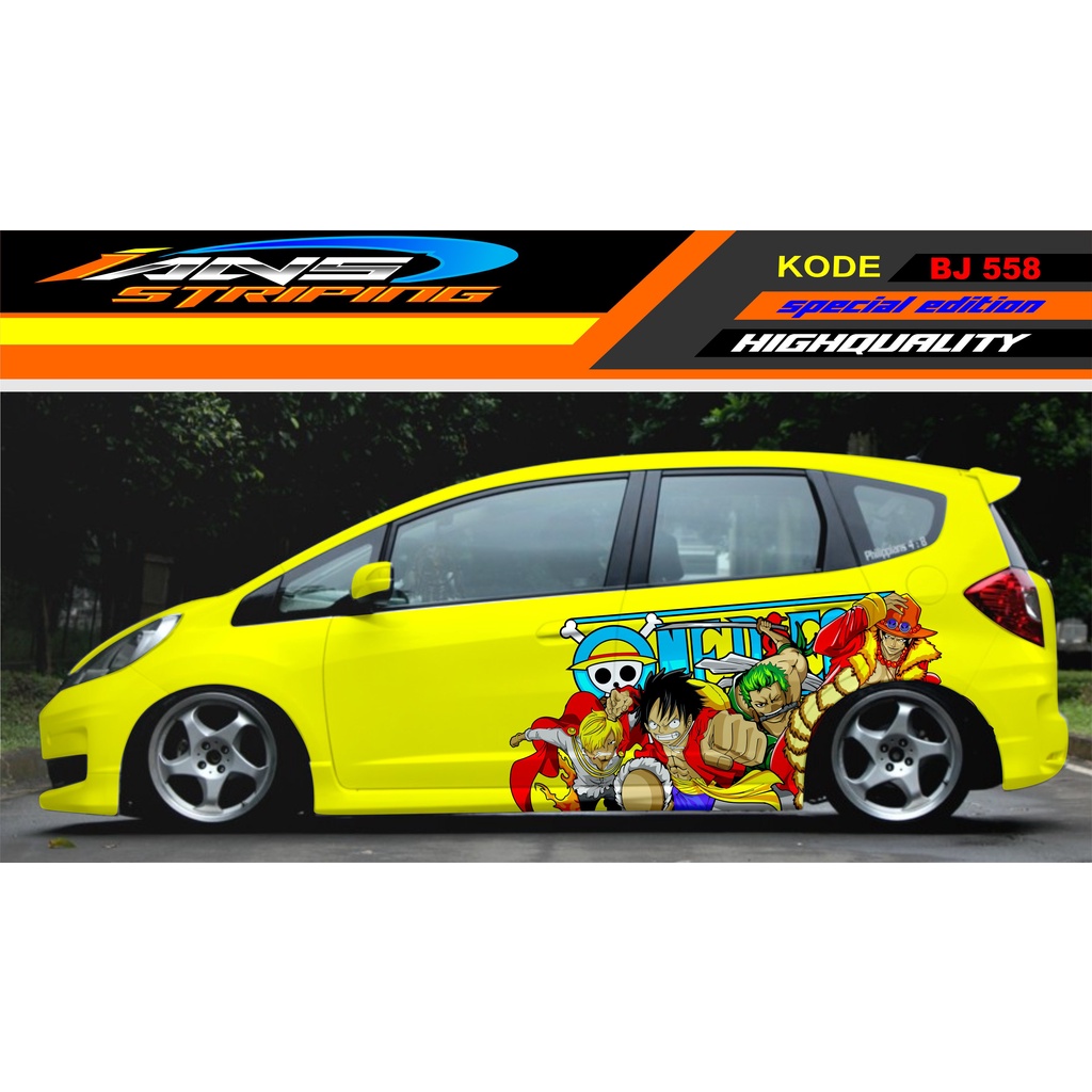 DECAL MOBIL JAZZ BRIO AGYA YARIS / STIKER MOBIL / VARIASI HONDA JESS / DECAL STIKER MOBIL