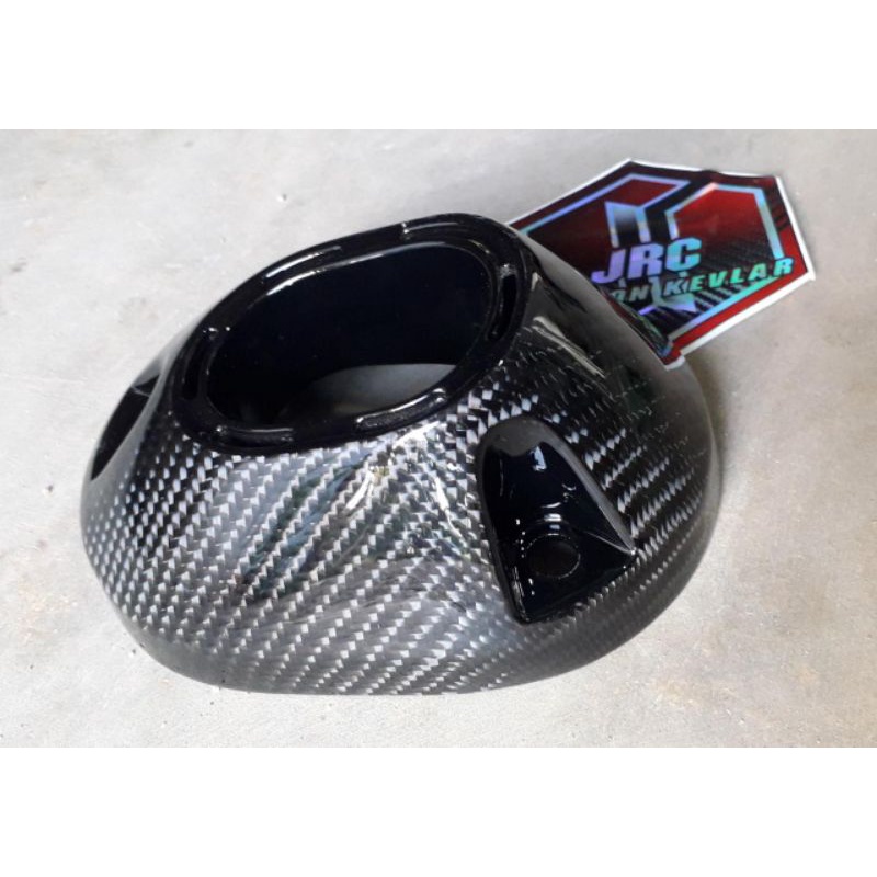 COVER KNALPOT PCX 160 PART ORIGINAL AHM LAPIS CARBON KEVLAR