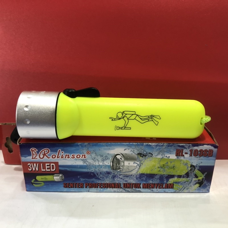 Senter tangan selam/ Flash Light Diving anti air RL-103SB