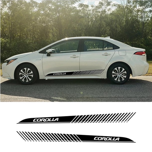 Stiker Striping List Corolla Stiker Sedan Corolla Stiker Mobil Toyota Corolla Terbaru