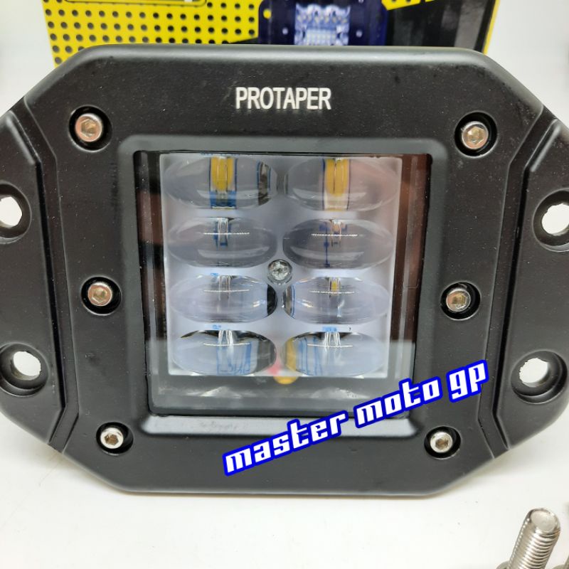 lampu sorot PROTAPER lampu tembak LED PROTAPER volt power DC 12 -80V/12W Trail KLX CRF BF KTM