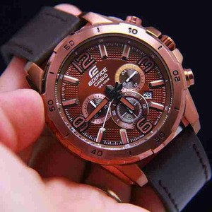 Casio Edifice EFR 538 Rose Gold - Jam tangan Pria