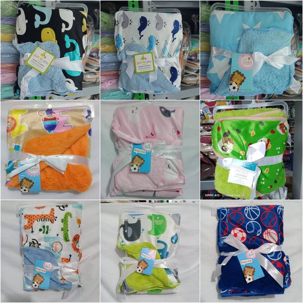 TGM - Selimut Bayi Just to you Double Fleece / Just To You Super Lembut Tebal / kolako