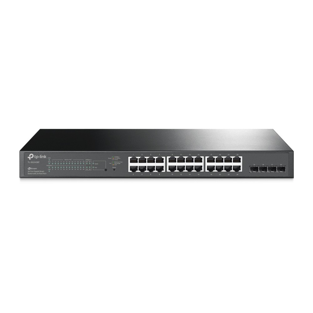 TP-Link Switch TL-SG2428P 28Port Gb Smart Switch with 24Port PoE Plus