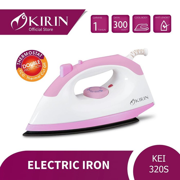 KIRIN ELECTRIC IRON KEI-320S SETRIKA MODERN MINIMALIS